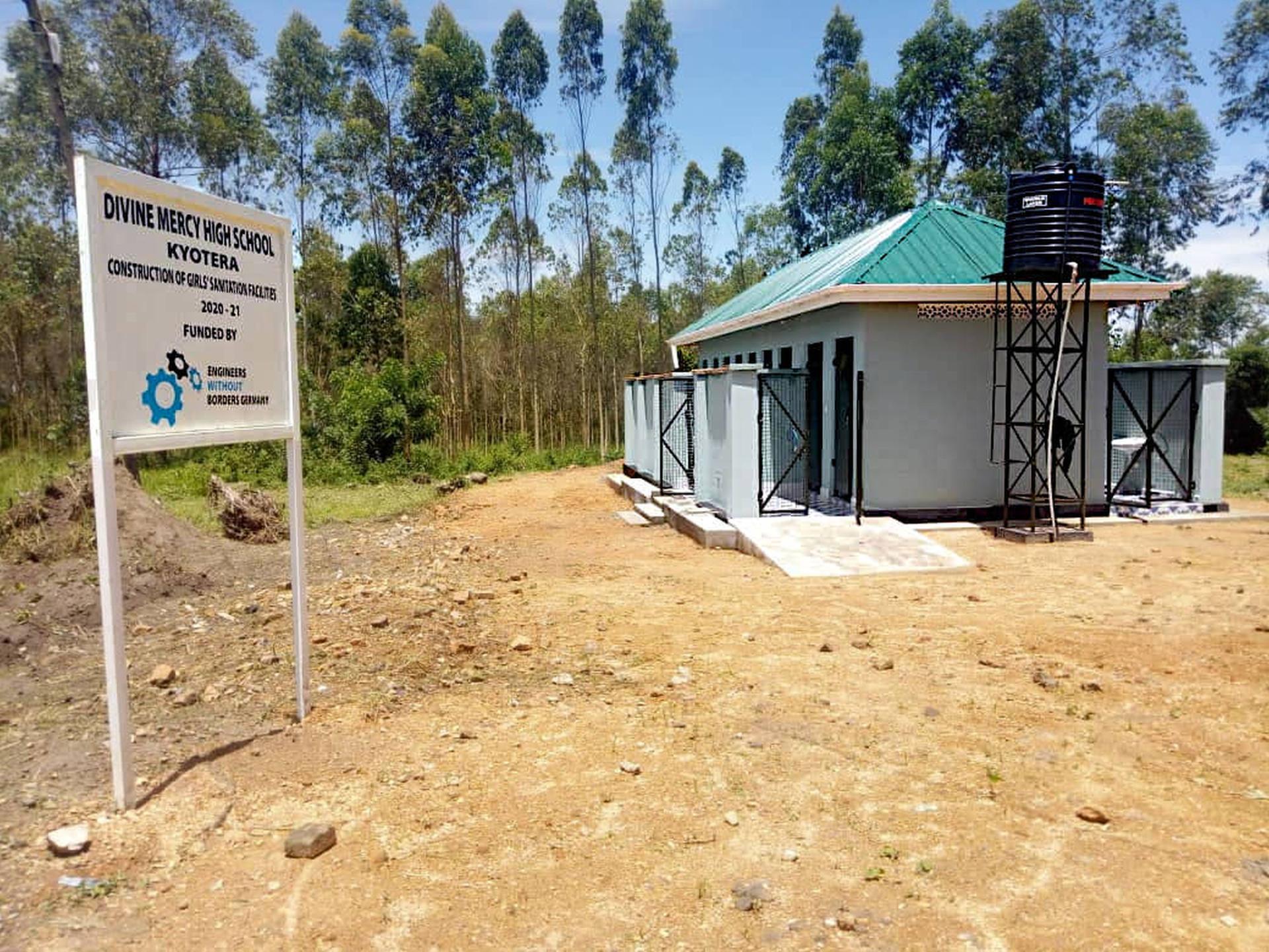 Girl's Sanitation Facilities Divine Mercy High School Kyotera