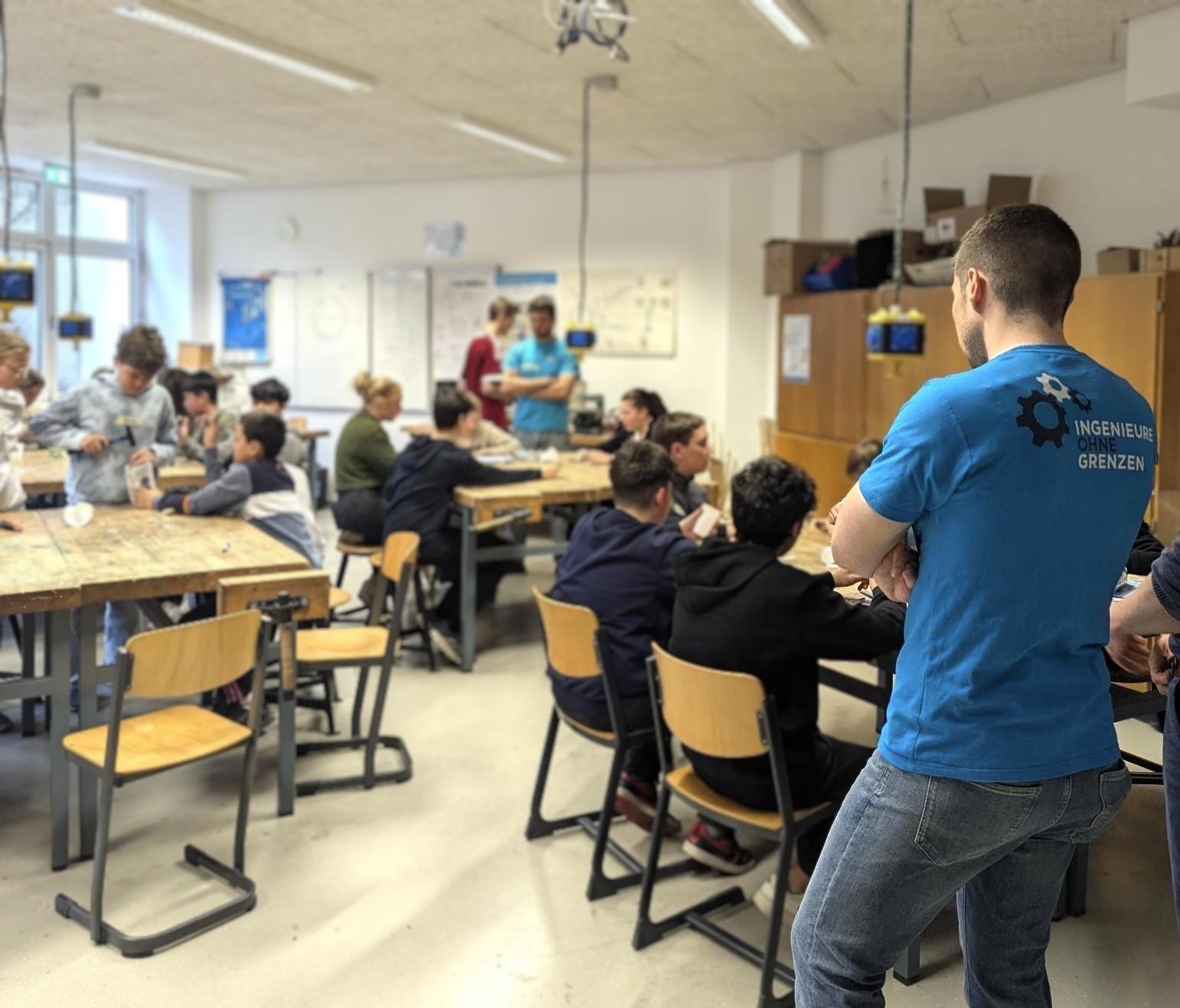 Bildungsgruppe in einer Aachener Schule