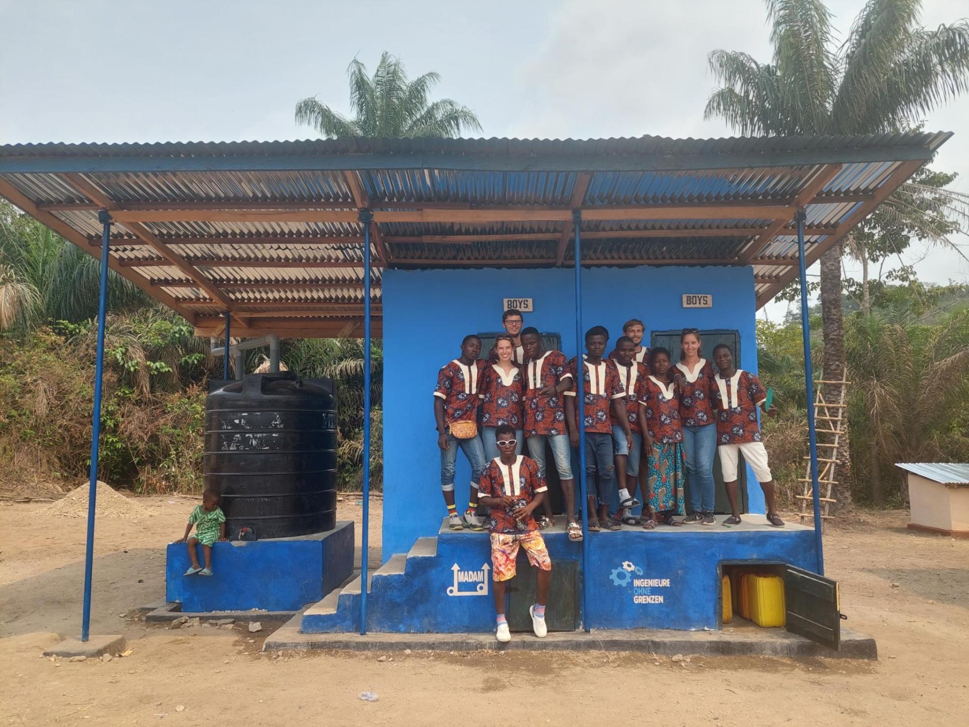 TTTs, Toilettenbau, Trockentrenntoiletten, Sierra Leone, SLE-IOG04, Ingenieure ohne Grenzen, Entwicklungshilfe