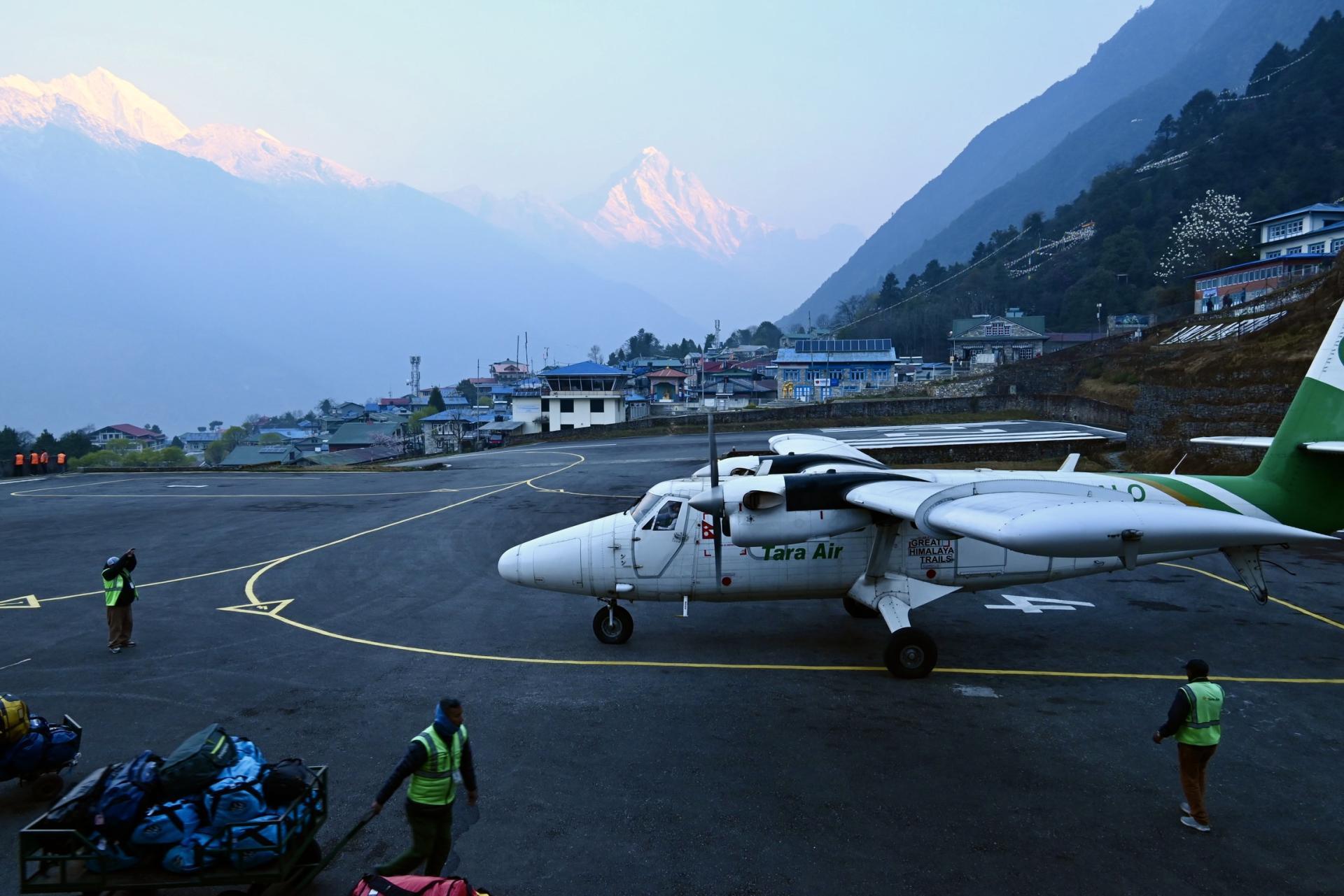 Rückflug aus Lukla