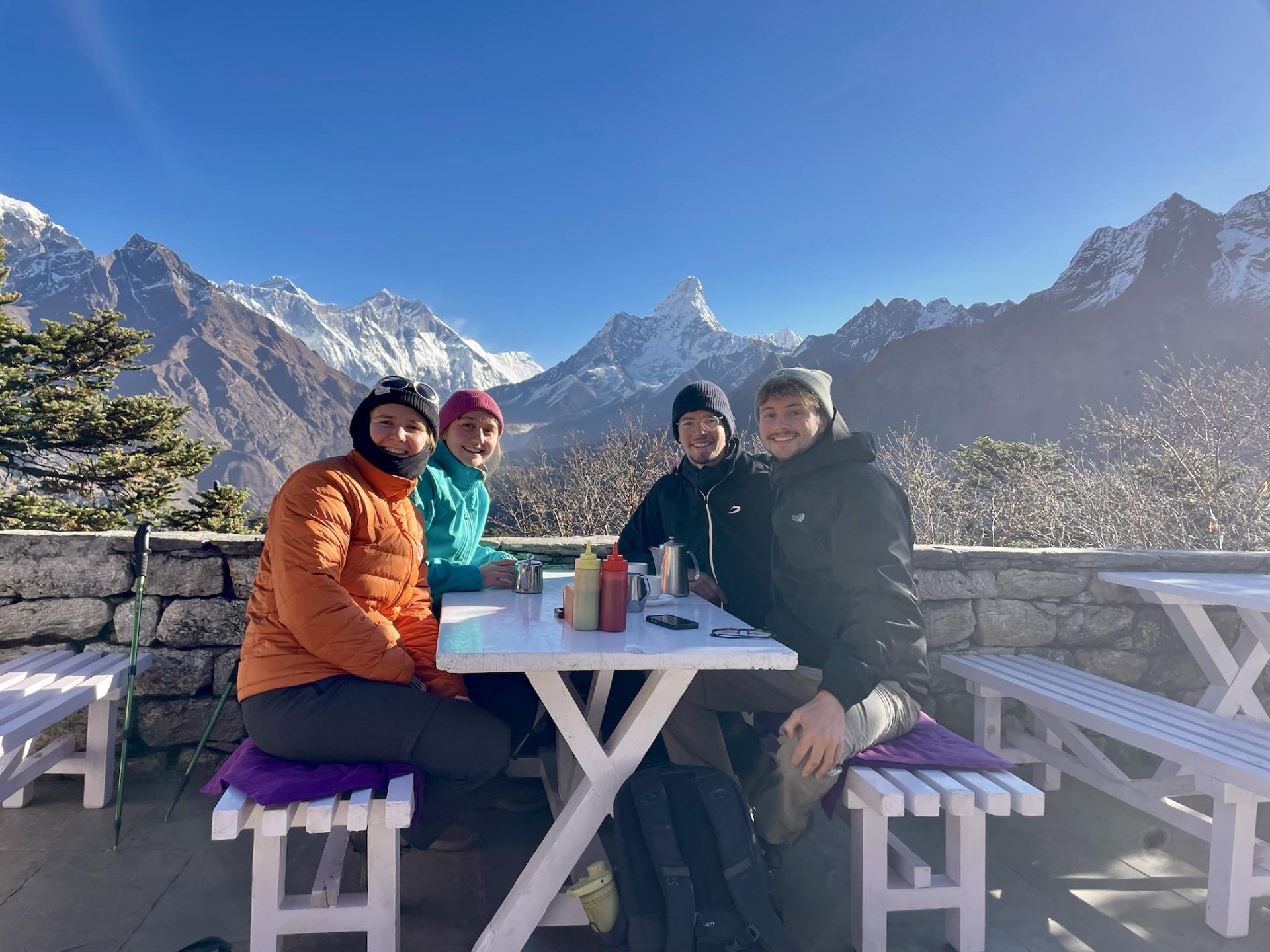 Unser Team am letzten Tag vor der Rückkehr nach Kathmandu