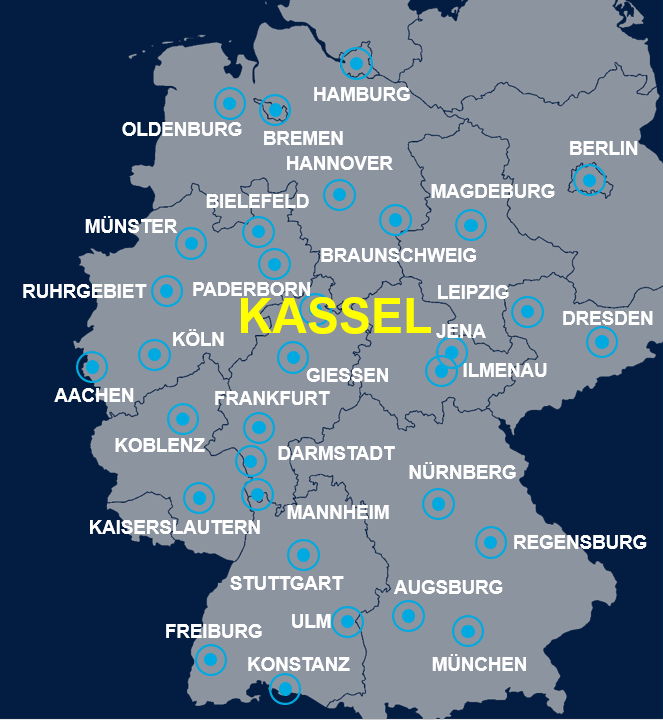 Regionalgruppen in Deutschland mit Fokus Kassel