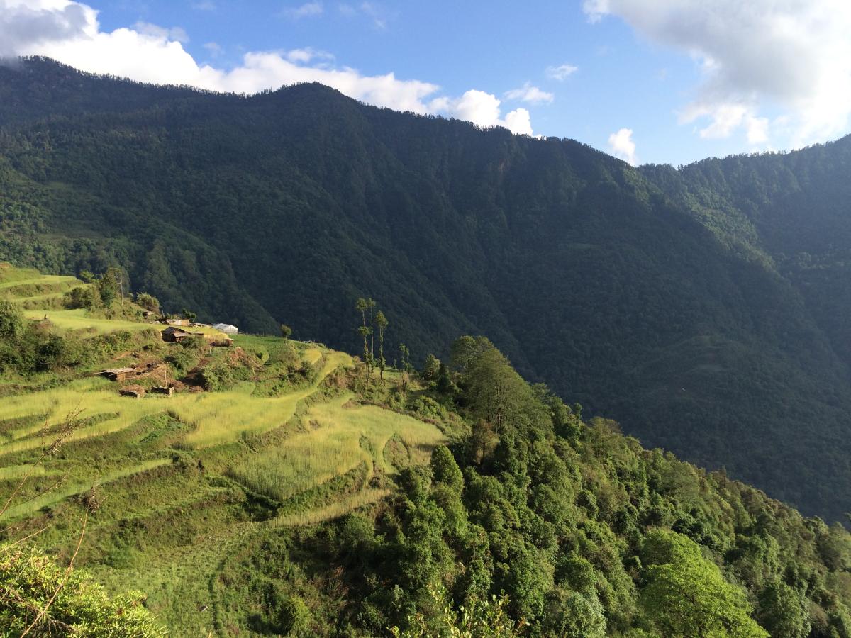 Landschaft im Himalaya