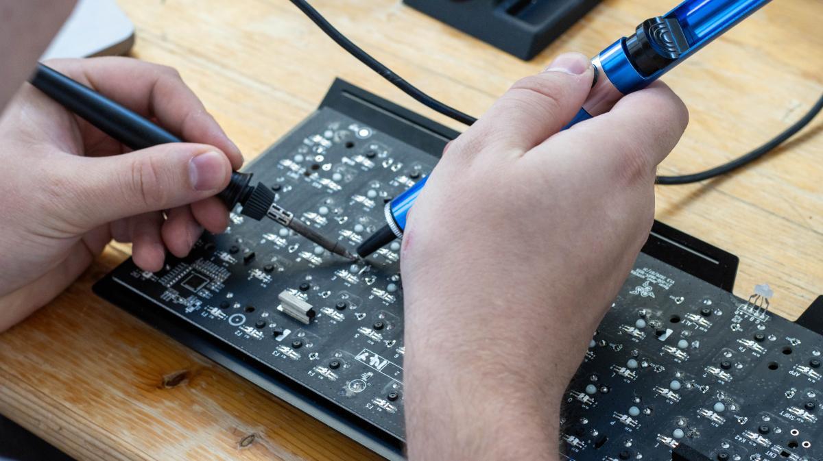 Reparatur einer Matrix-Tastatur