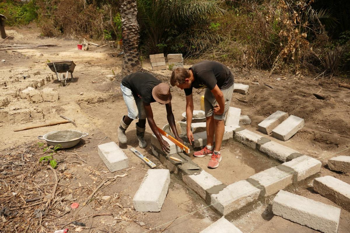 Kompostmauern, Sierra Leone, TTTs, Toilettenbau, Entwicklungshilfe, Ingenieure ohne Grenzen