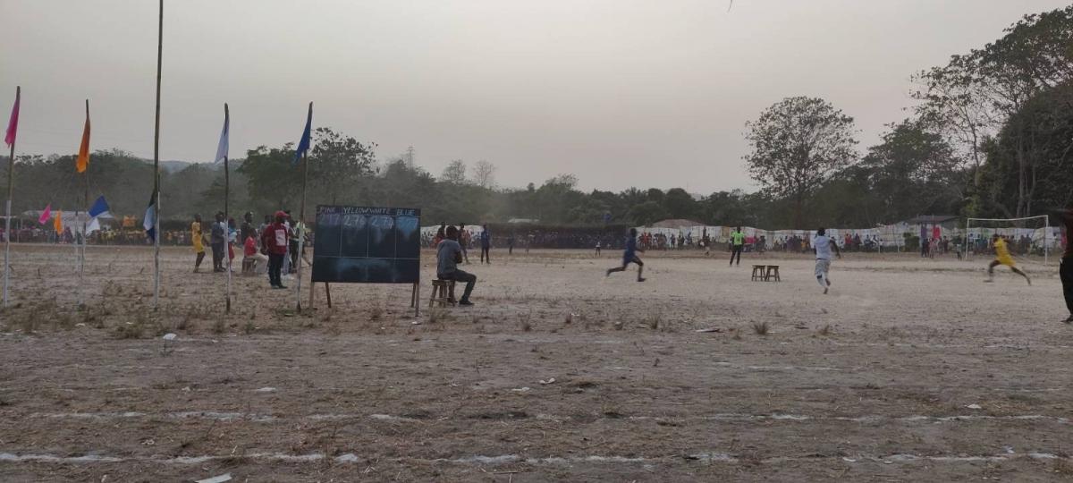 Sierra Leone, Toilettenbau, Entwicklungshilfe, Schule, Sportevent