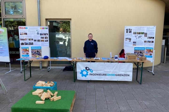 Infostand beim Erntedankfest Barmbek Basch