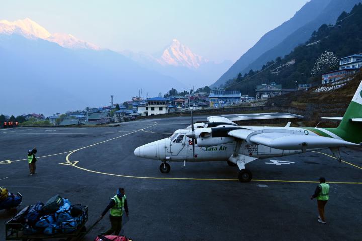 Rückflug aus Lukla