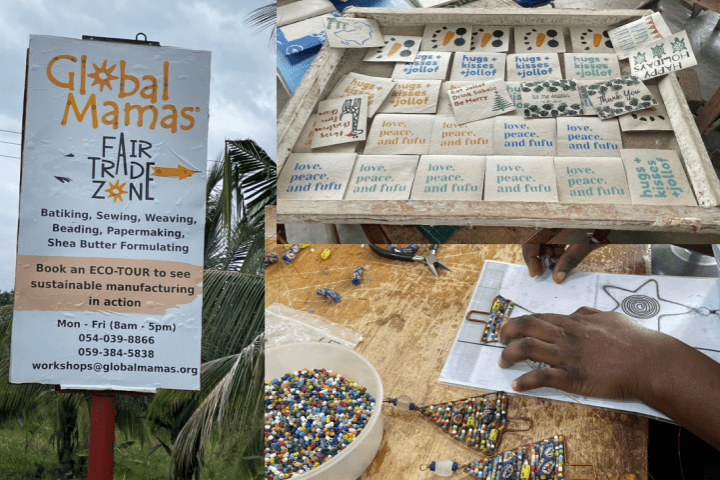 Collage mit Themen der Global Mamas