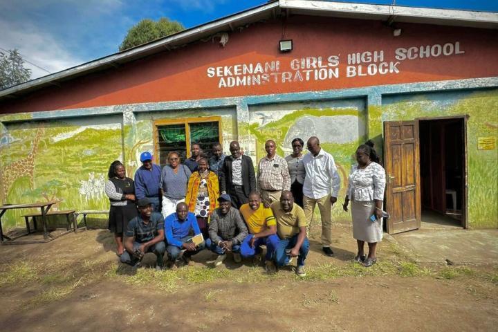 Schulvorstand der Sekenani Girls High School