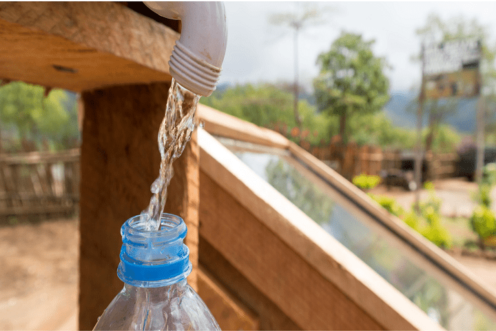 Solarthermische Wasserdesinfektion