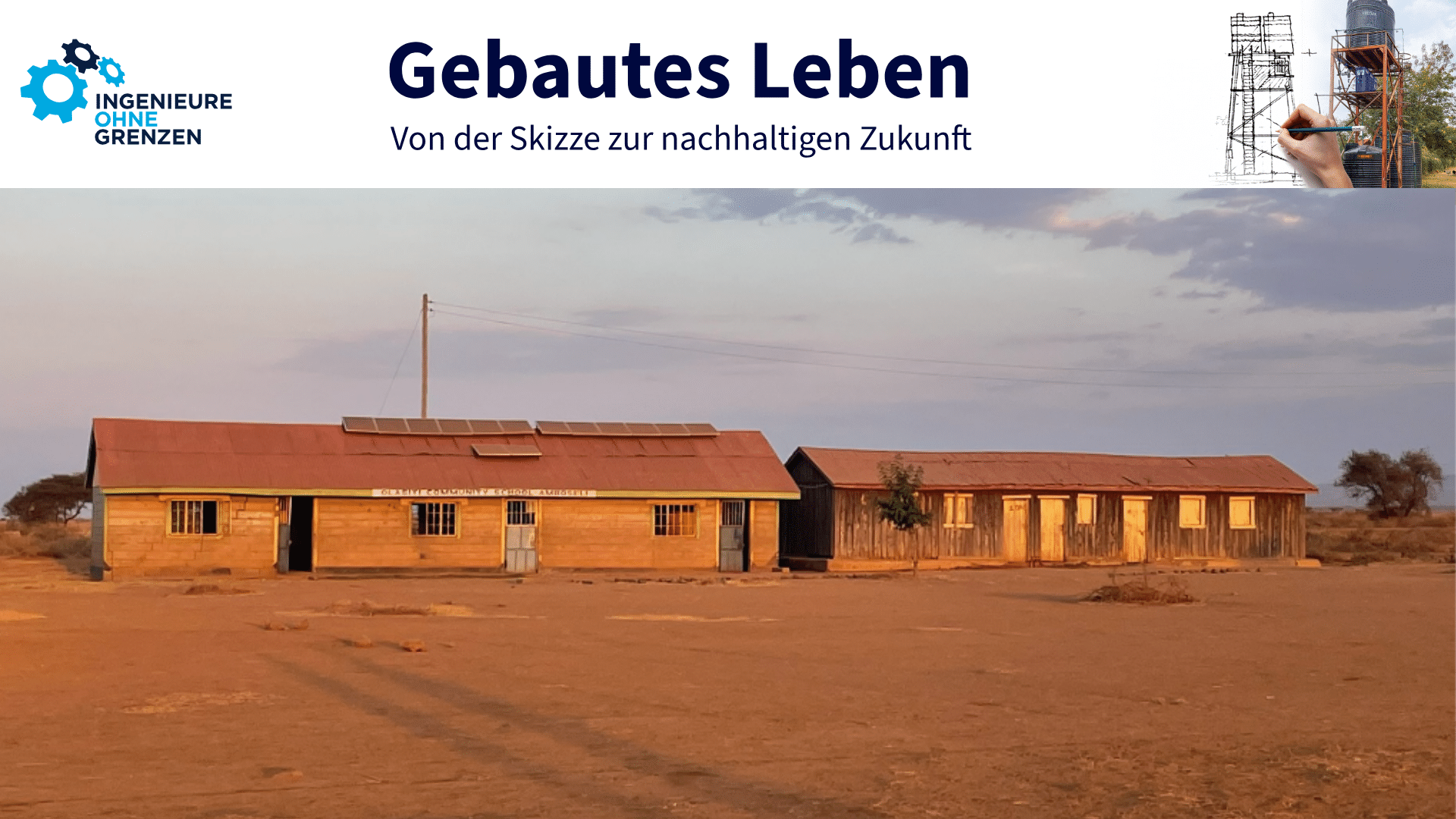 Die Schule im Maasai-Dorf Olasiti in Kenia