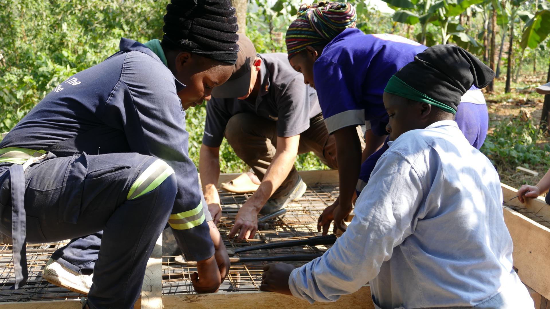 Uganda Kagadi Gemeinsame Arbeit