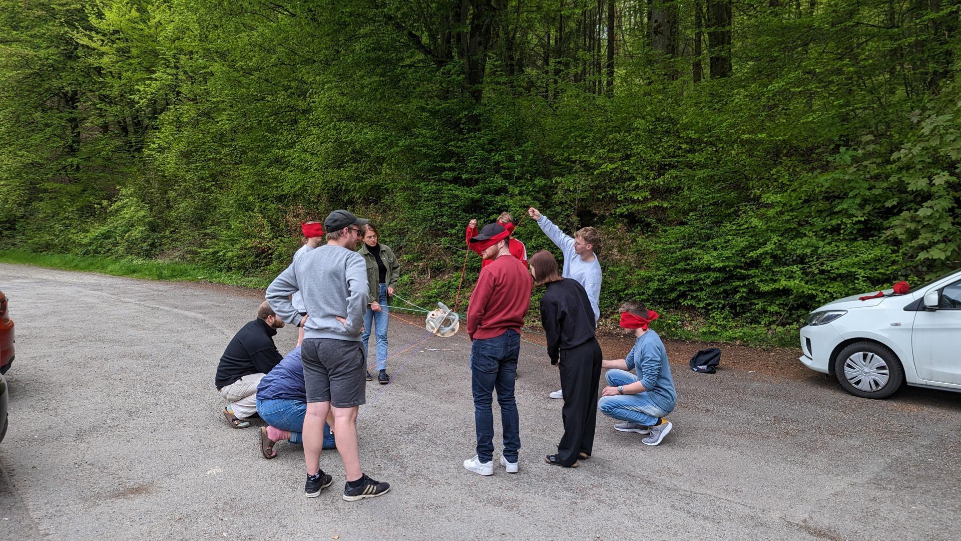 Teambuilding in der Gruppe