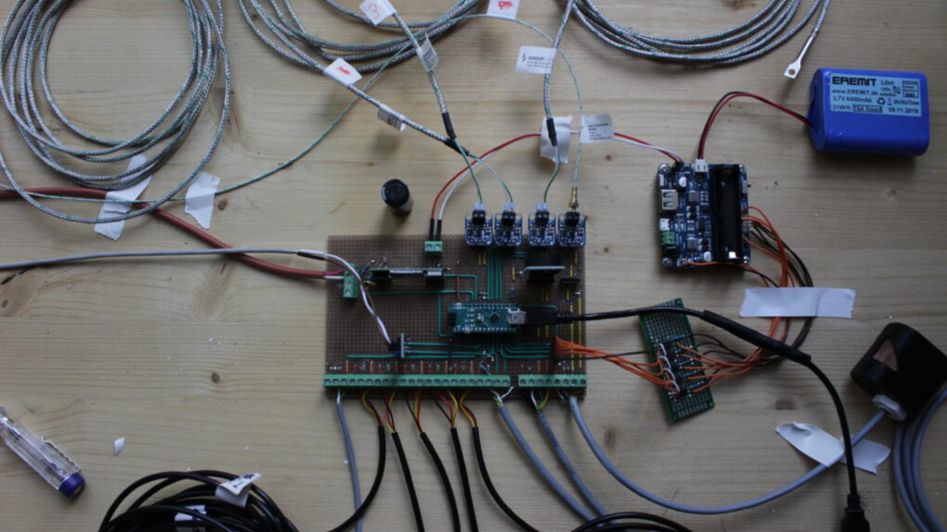 Alle Sensoren der Elektronik
