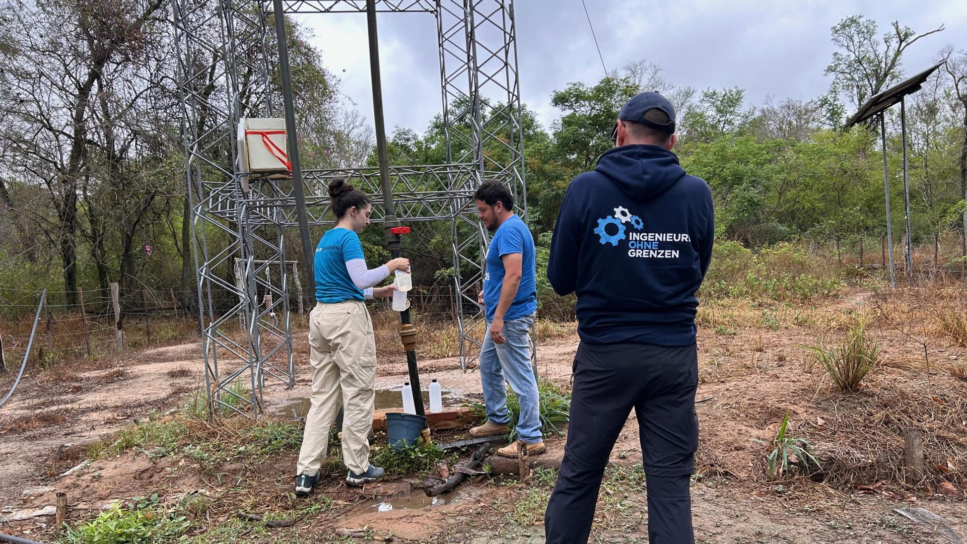 Wasserqualitätsprüfung in Paraguay