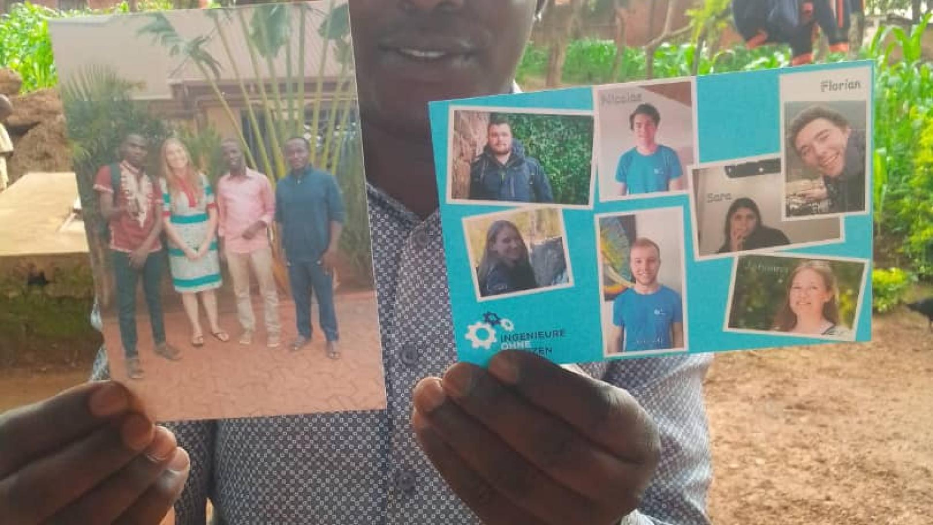 Unter anderem im Paket: Eine Collage von den Projektbeteiligten.