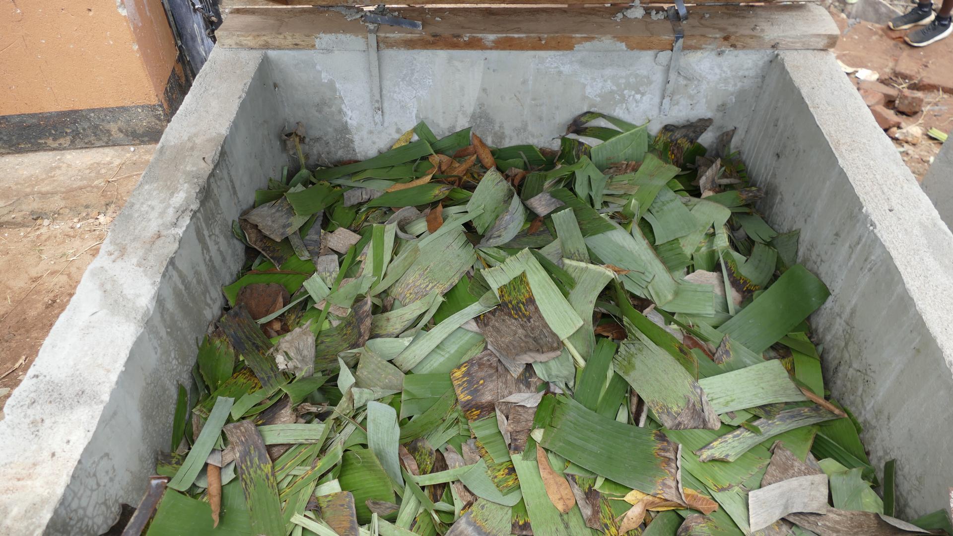Kompost mit organischem Material