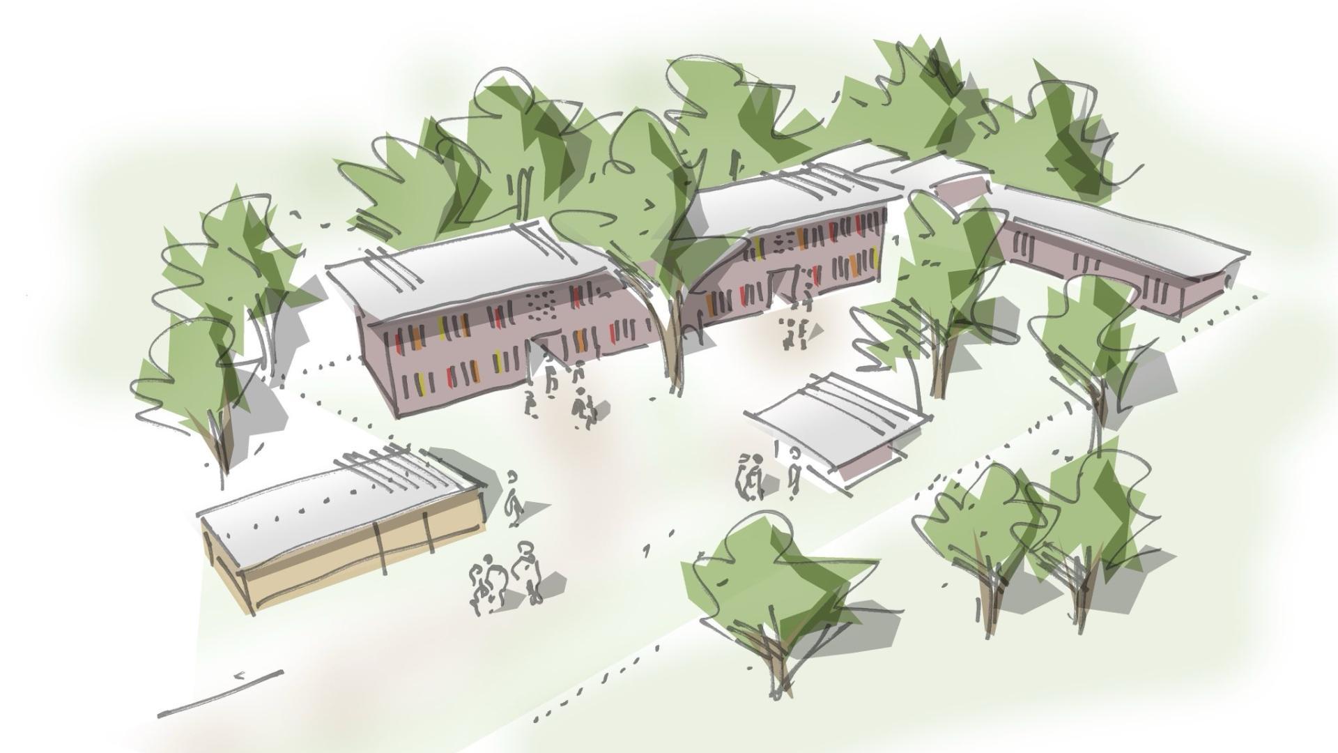 SEoni: Skizze der Schule